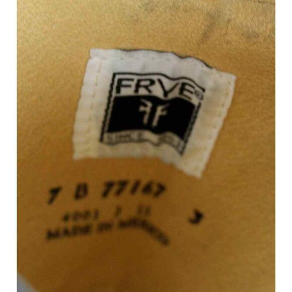 VTG FRYE BLACK GENUINE LEATHER PULL UP EQUESTRIAN RIDING BOOTS SHOES SIZE 7B - Picture 10 of 12